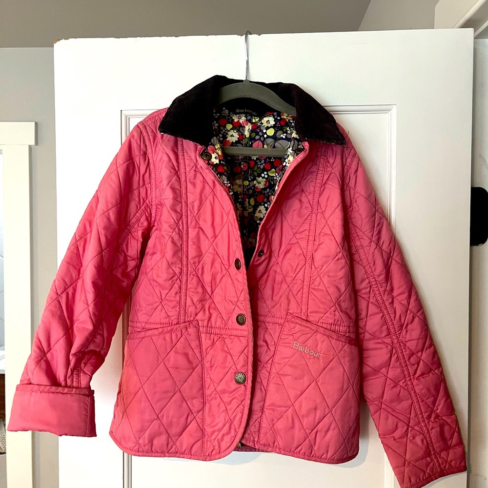 Girl Barbour coat